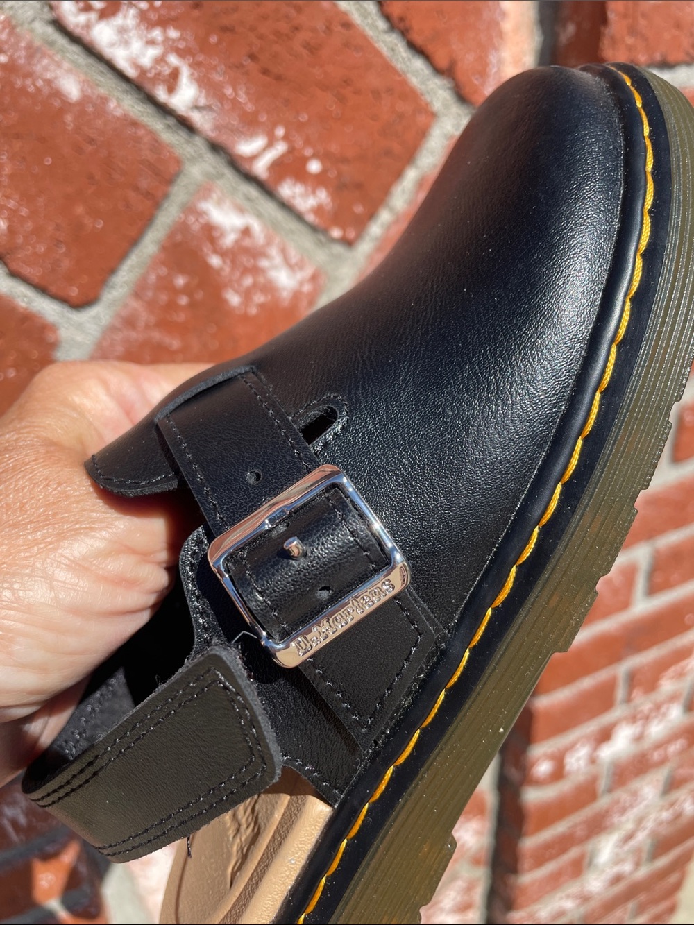 Dr. Martens Mary Jane’s Black Leather Buckle